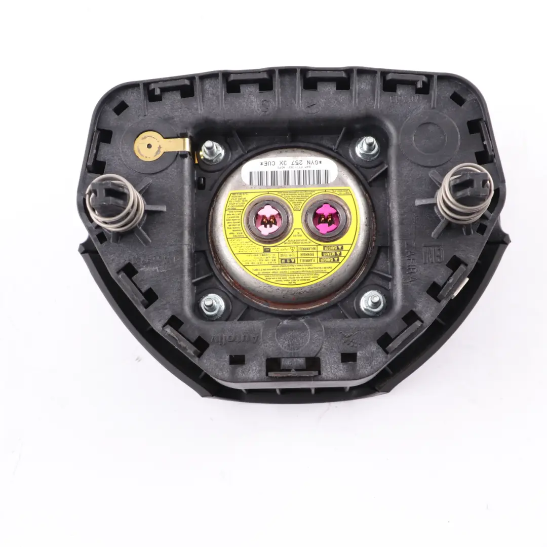 Steering Wheel Air Module Driver Side Black to Vauxhall Zafira B with Part number 13374705 Vauxhall Zafira B Steering Wheel Air Module Driver Side Black - SKU 13374705 - Part number 13374705
