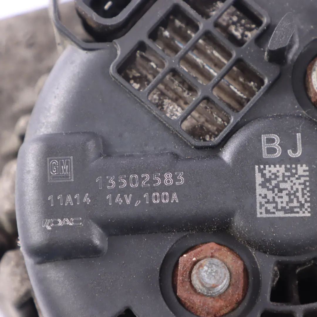 Licht maschine Generator 14V 100A für Opel Insignia A 2.0 CDTI Diesel motor mit Teilenummer 13502583 Opel Insignia A 2.0 CDTI Diesel motor Licht maschine Generator 14V 100A - SKU 13502583 - Teilenummer 13502583