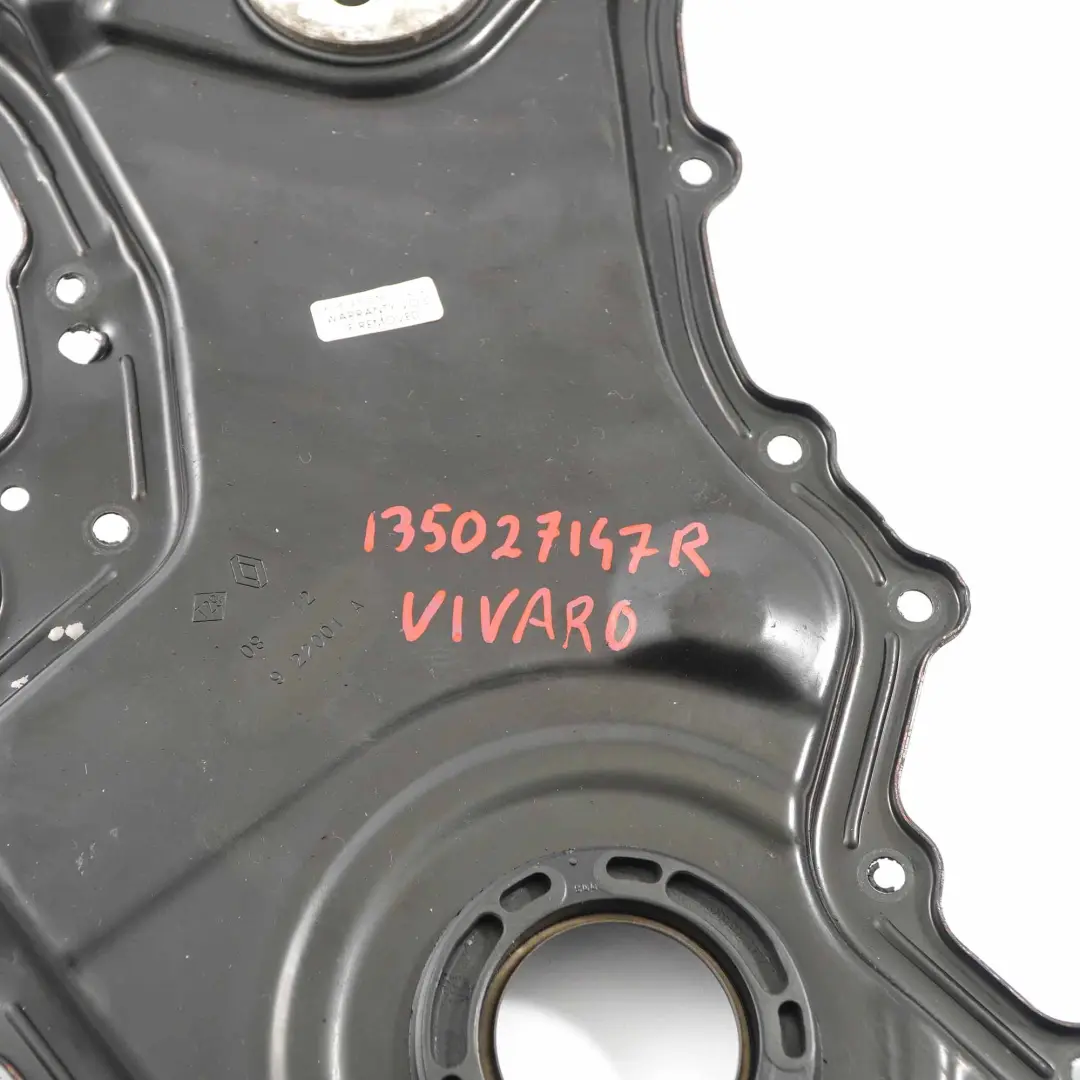  Coperchio manovella Renault Trafic 3 Vivaro B 1.6 DCI Motore Catena - SKU 135027147R - Numero di parte 135027147R