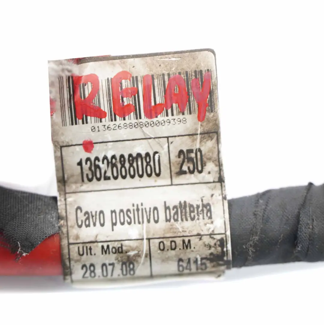  Cable batería Fiat Ducato Peugeot Boxer Arnés de cableado positivo - SKU 1362688080 - Número de pieza 1362688080