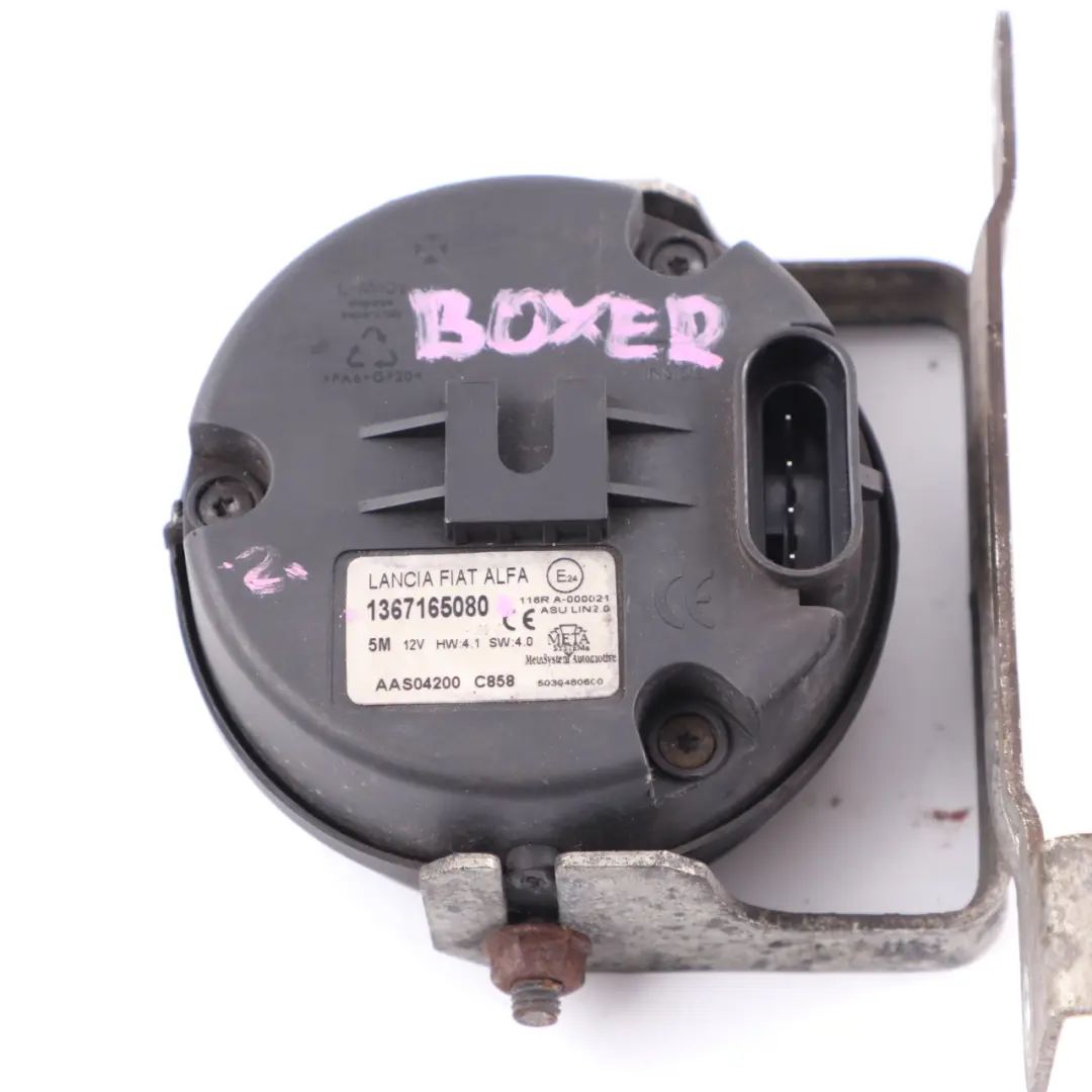 Citroen Berlingo Relay Fiat Ducato Bracket Alarm Siren to Peugeot Boxer with Part number 1367165080 Peugeot Boxer Citroen Berlingo Relay Fiat Ducato Bracket Alarm Siren - SKU 1367165080 - Part number 1367165080