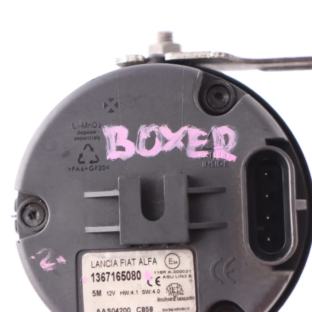 Citroen Berlingo Relay Fiat Ducato Bracket Alarm Siren to Peugeot Boxer with Part number 1367165080 Peugeot Boxer Citroen Berlingo Relay Fiat Ducato Bracket Alarm Siren - SKU 1367165080 - Part number 1367165080