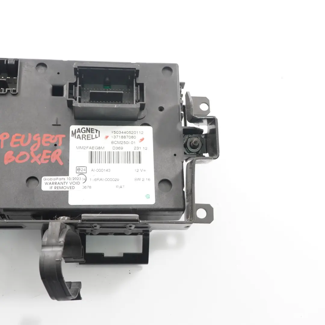Peugeot Boxer Body Control Module Control Unit BCM Caja fusibles - SKU 1371887080 - Número de pieza 1371887080