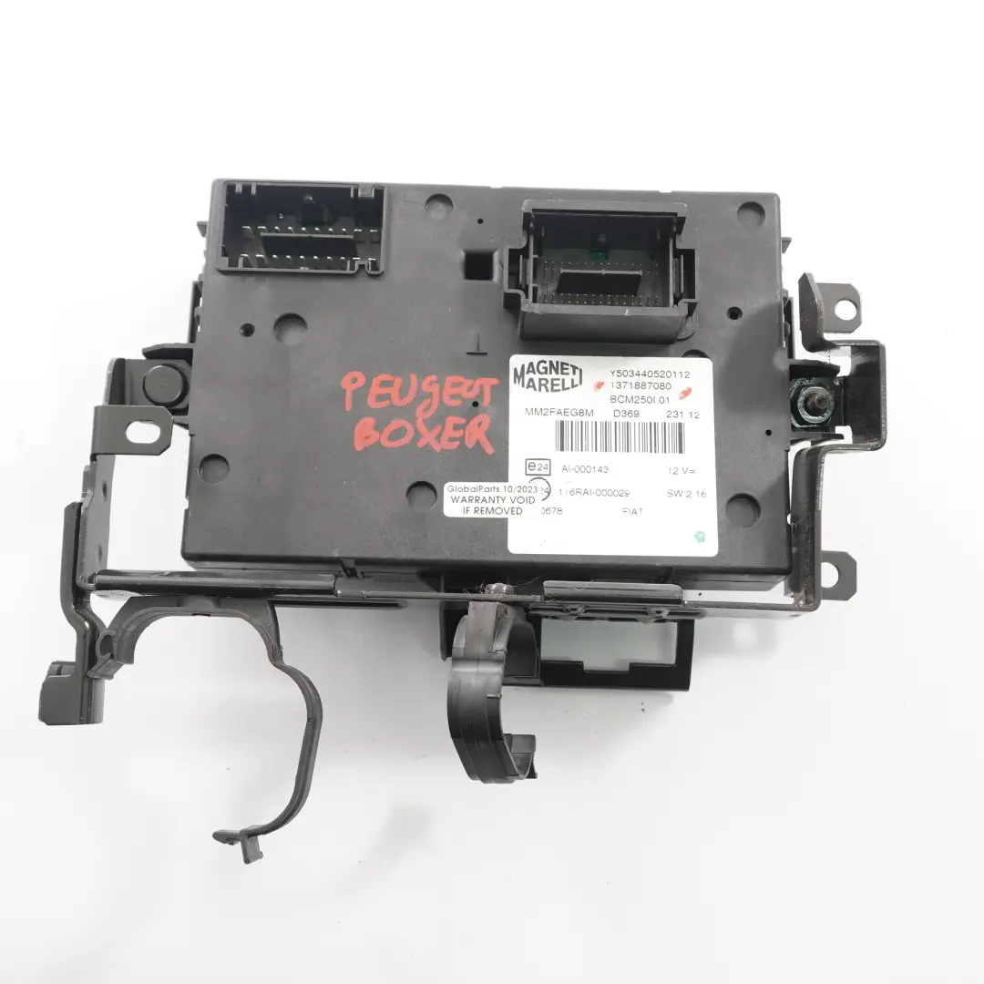 Peugeot Boxer Body Control Module Control Unit BCM Caja fusibles - SKU 1371887080 - Número de pieza 1371887080