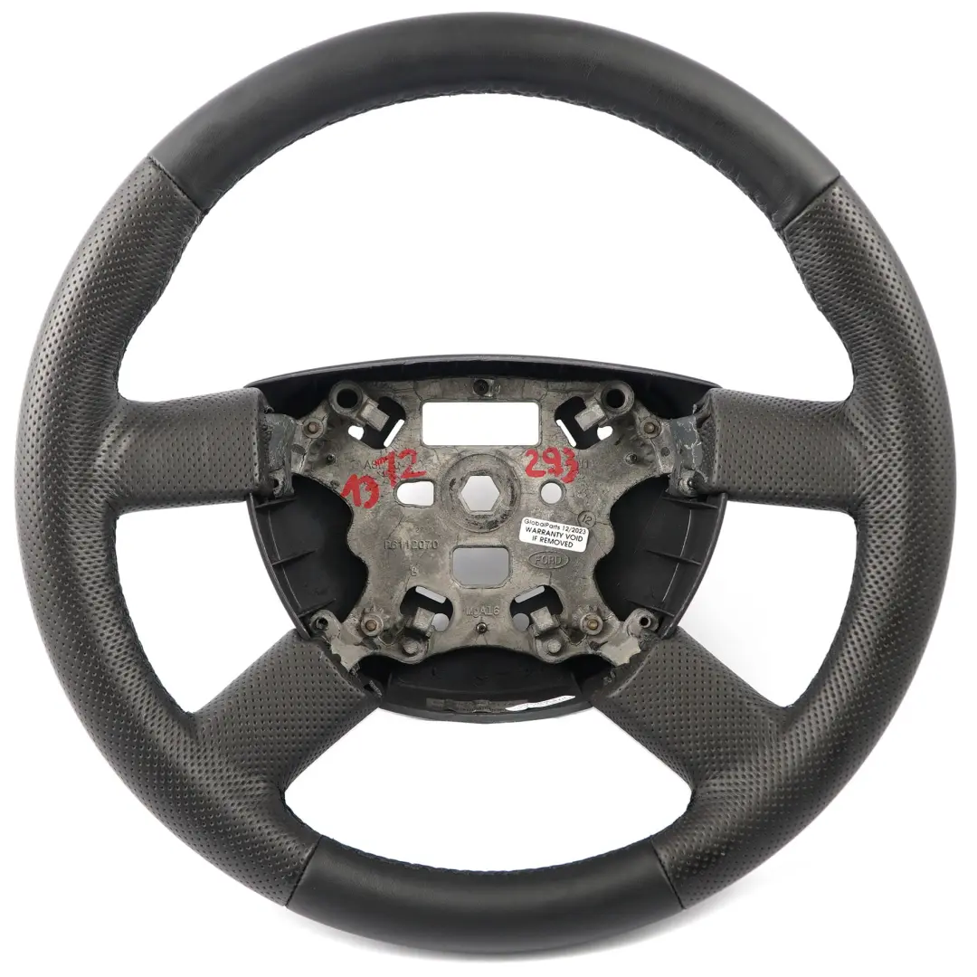 Leather Steering Wheel 9T163600ABW 9T16-3600-ABW to Ford Transit Connect NEW Black with Part number 1372293 Ford Transit Connect NEW Black Leather Steering Wheel 9T163600ABW 9T16-3600-ABW - SKU 1372293-1 - Part number 1372293