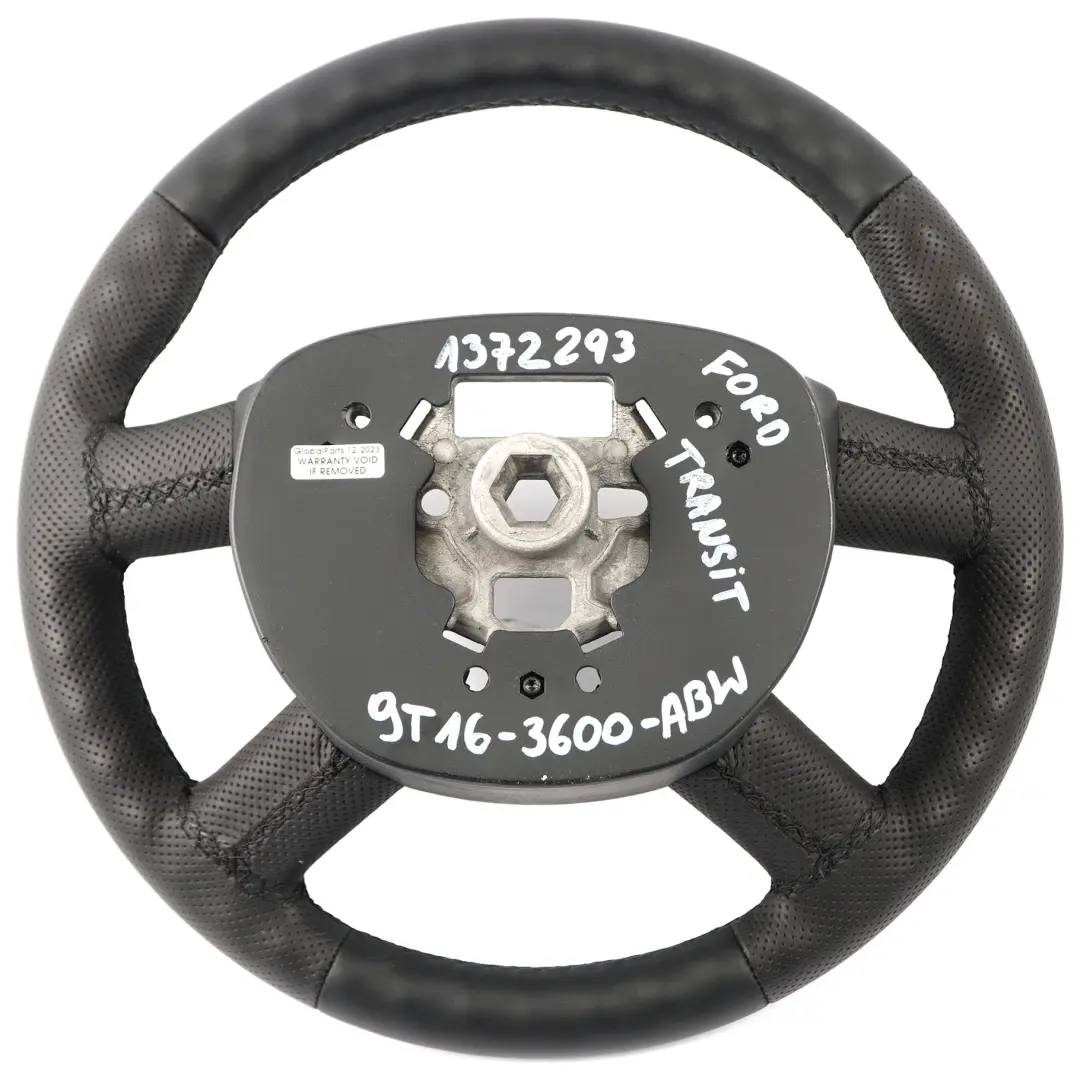Ford Transit Connect NUOVO Volante in Pelle Nera 9T163600ABW 9T16-3600-ABW - SKU 1372293-1 - Numero di parte 1372293
