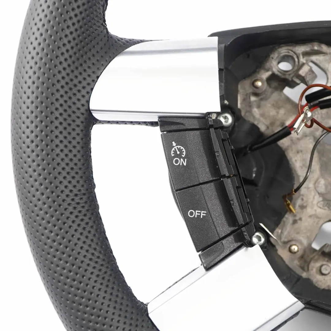 Leather Steering Wheel Multifunction to Ford Transit MK7 NEW Black with Part number 1372294 Ford Transit MK7 NEW Black Leather Steering Wheel Multifunction - SKU 1372294-1 - Part number 1372294