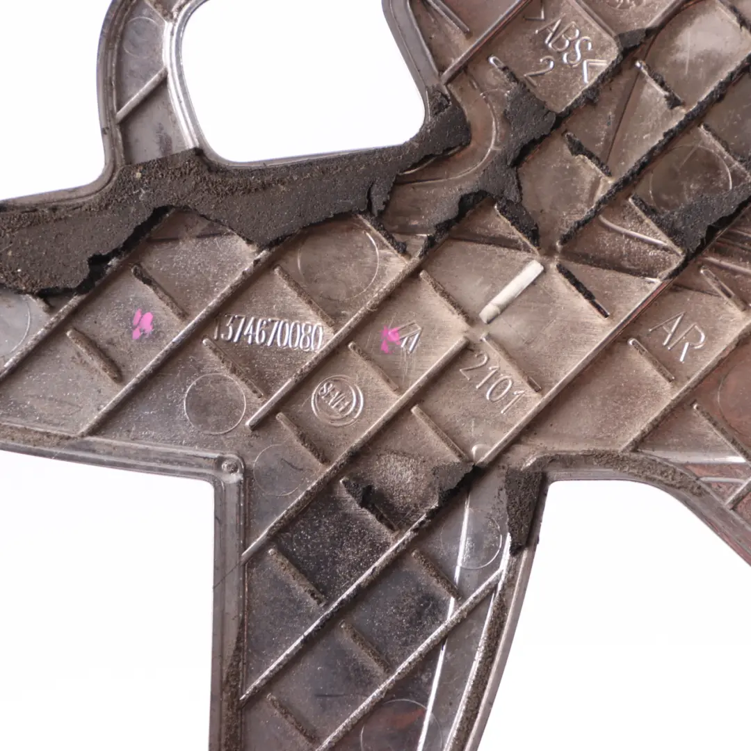 Emblem Logo Front Bumper Grille Badge Adhered Chrome to Peugeot Boxer with Part number 1374670080 Peugeot Boxer Emblem Logo Front Bumper Grille Badge Adhered Chrome - SKU 1374670080 - Part number 1374670080