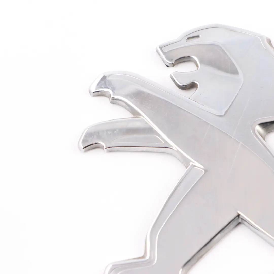 Peugeot Boxer Emblem Logo Front Bumper Grille Badge Adhered Chrome - SKU 1374670080 - Part number 1374670080