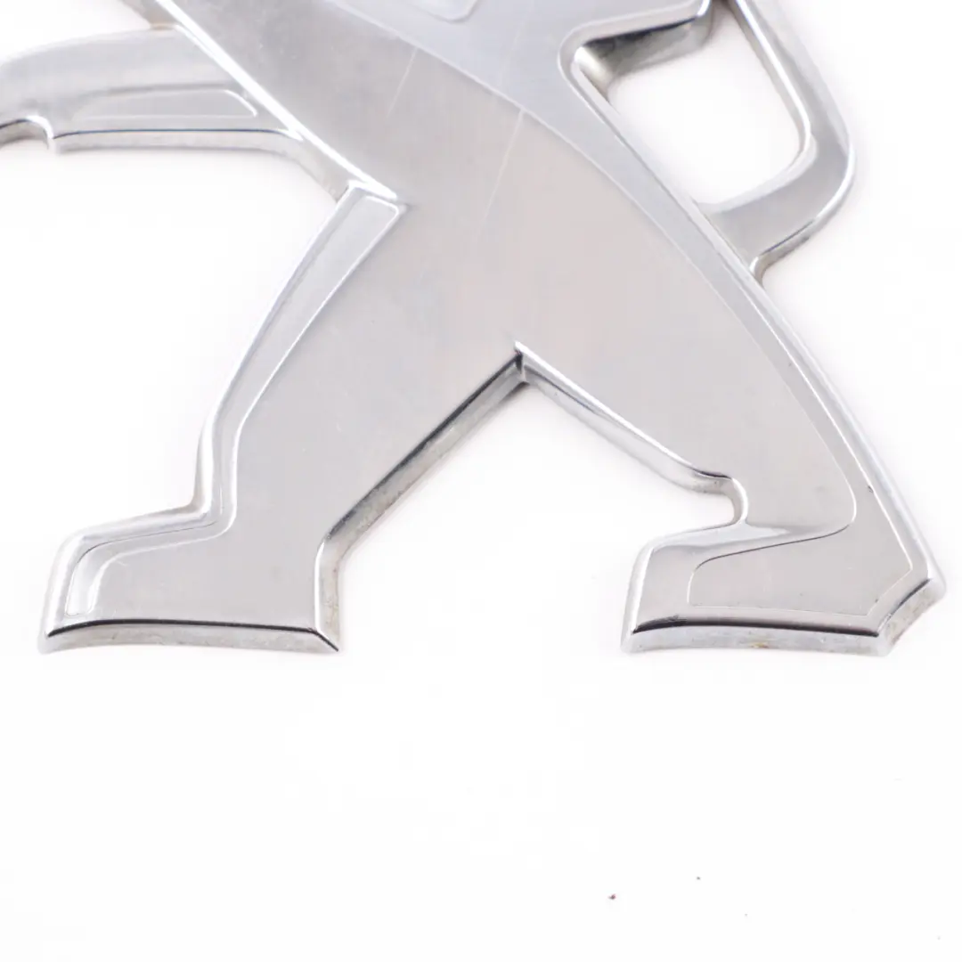 Emblem Logo Front Bumper Grille Badge Adhered Chrome to Peugeot Boxer with Part number 1374670080 Peugeot Boxer Emblem Logo Front Bumper Grille Badge Adhered Chrome - SKU 1374670080 - Part number 1374670080