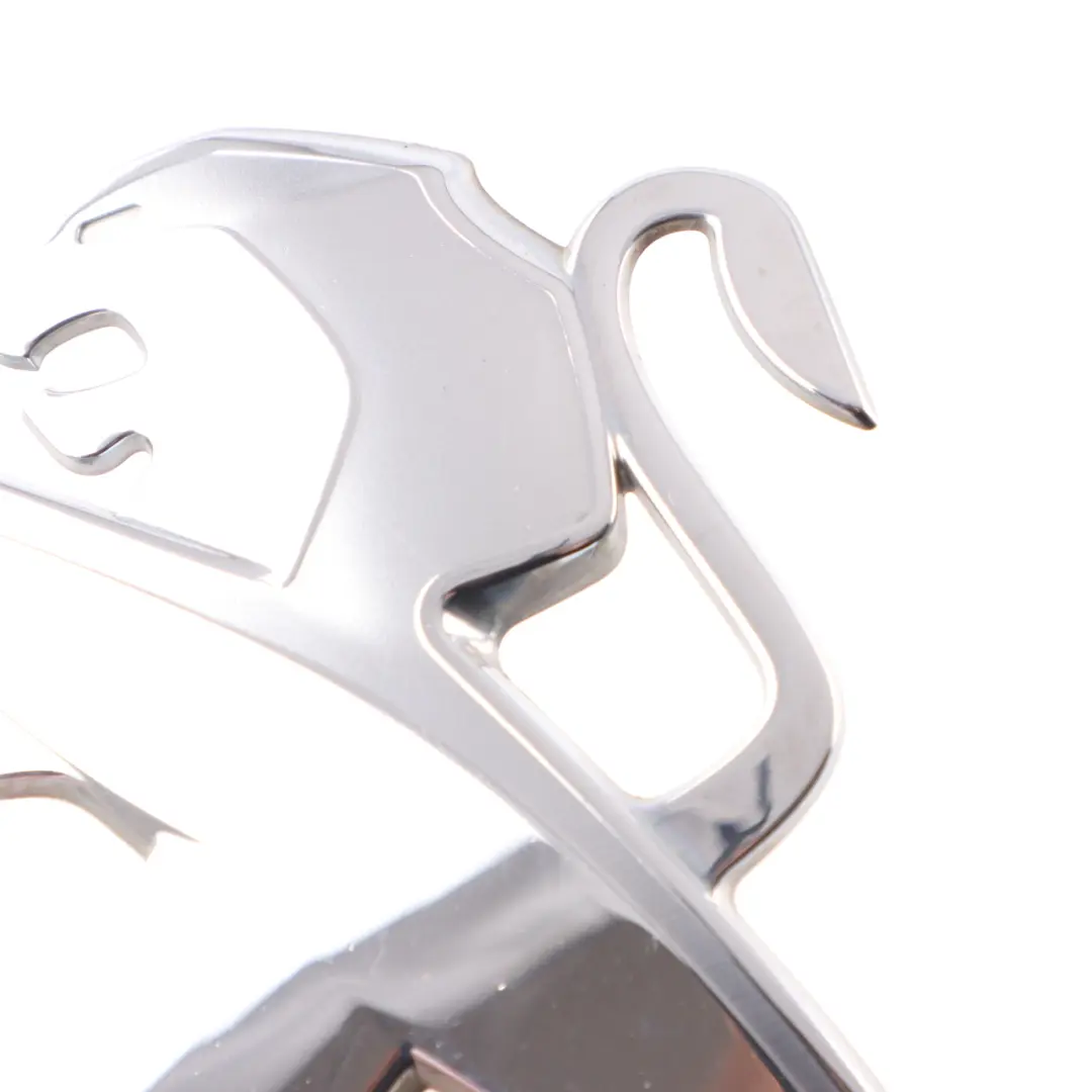 Peugeot Boxer Emblem Logo Rear Tailgate Badge Adhered Chrome - SKU 1375579080 - Part number 1375579080