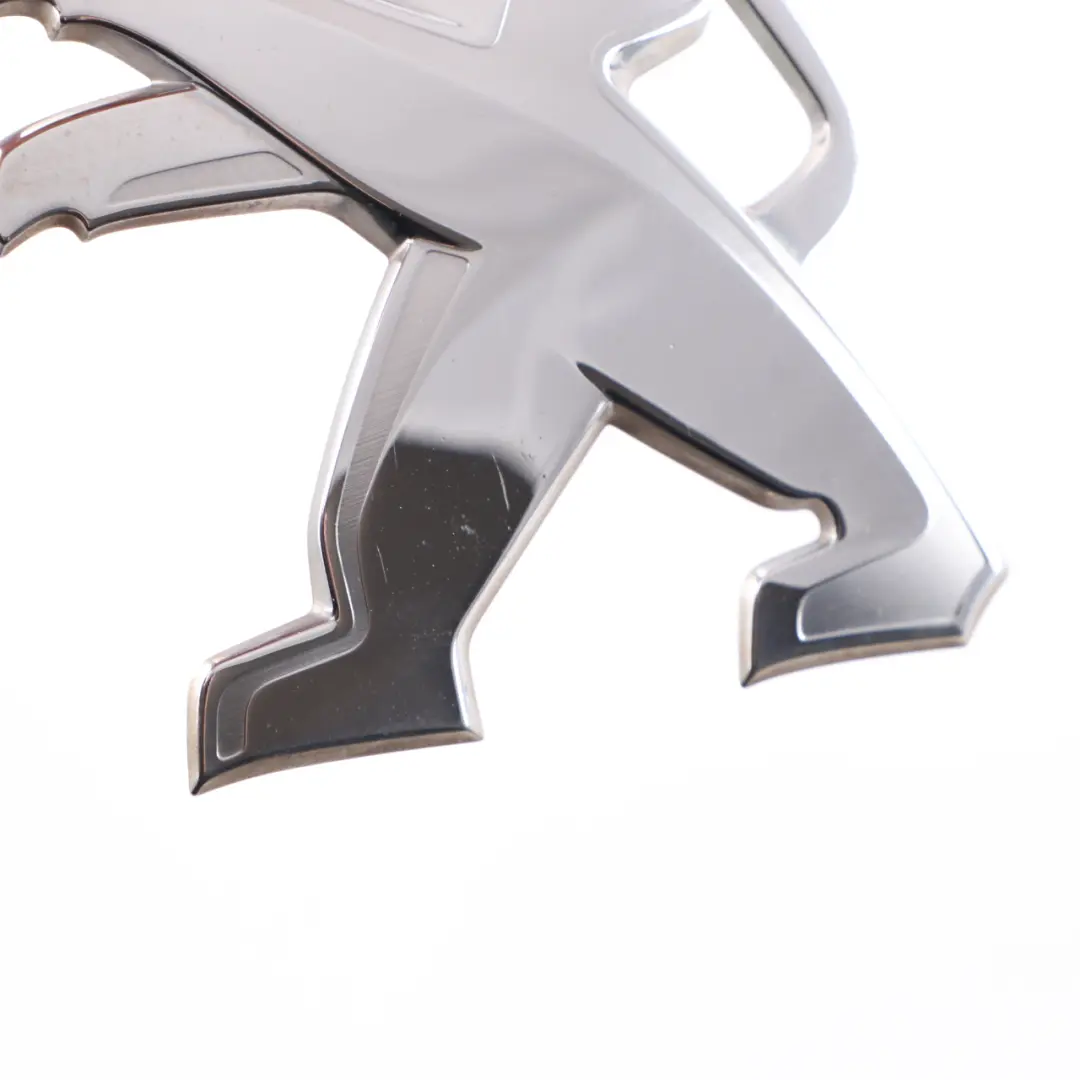 Peugeot Boxer Emblem Logo Rear Tailgate Badge Adhered Chrome - SKU 1375579080 - Part number 1375579080