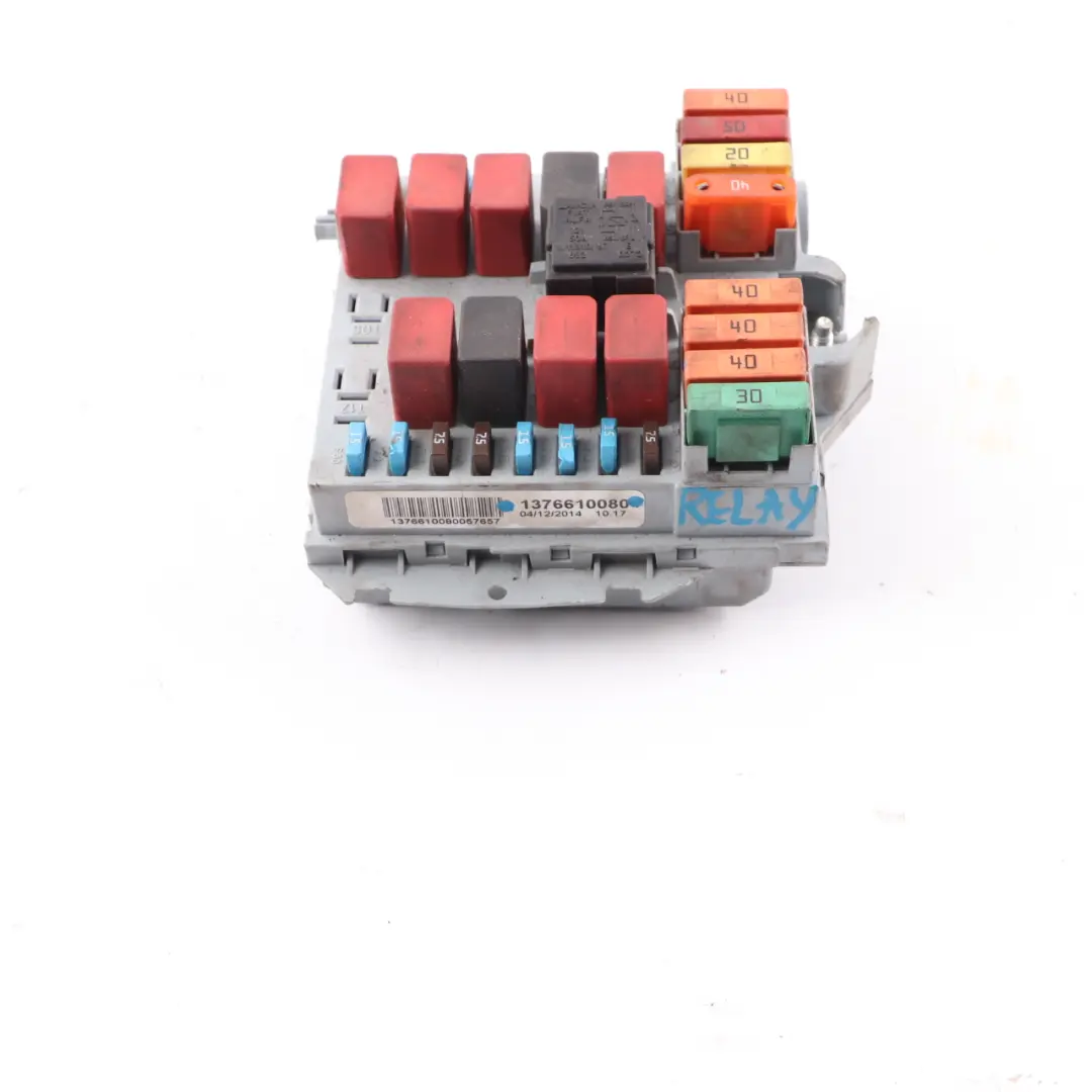 Citroen Relay Peugeot Boxer Fiat Ducato Fuse Relay Box Module to with Part number 1376610080 Citroen Relay Peugeot Boxer Fiat Ducato Fuse Relay Box Module - SKU 1376610080 - Part number 1376610080