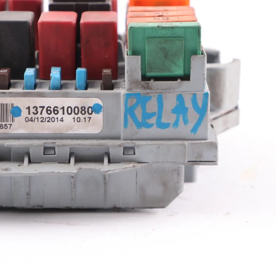 Citroen Relay Peugeot Boxer Fiat Ducato Fuse Relay Box Module to with Part number 1376610080 Citroen Relay Peugeot Boxer Fiat Ducato Fuse Relay Box Module - SKU 1376610080 - Part number 1376610080