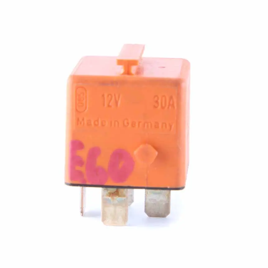 BMW E60 E63 E87 E90 E91 relè fare contatto arancione Bosch 4 pin Set - SKU 1378238-1 - Numero di parte 1378238
