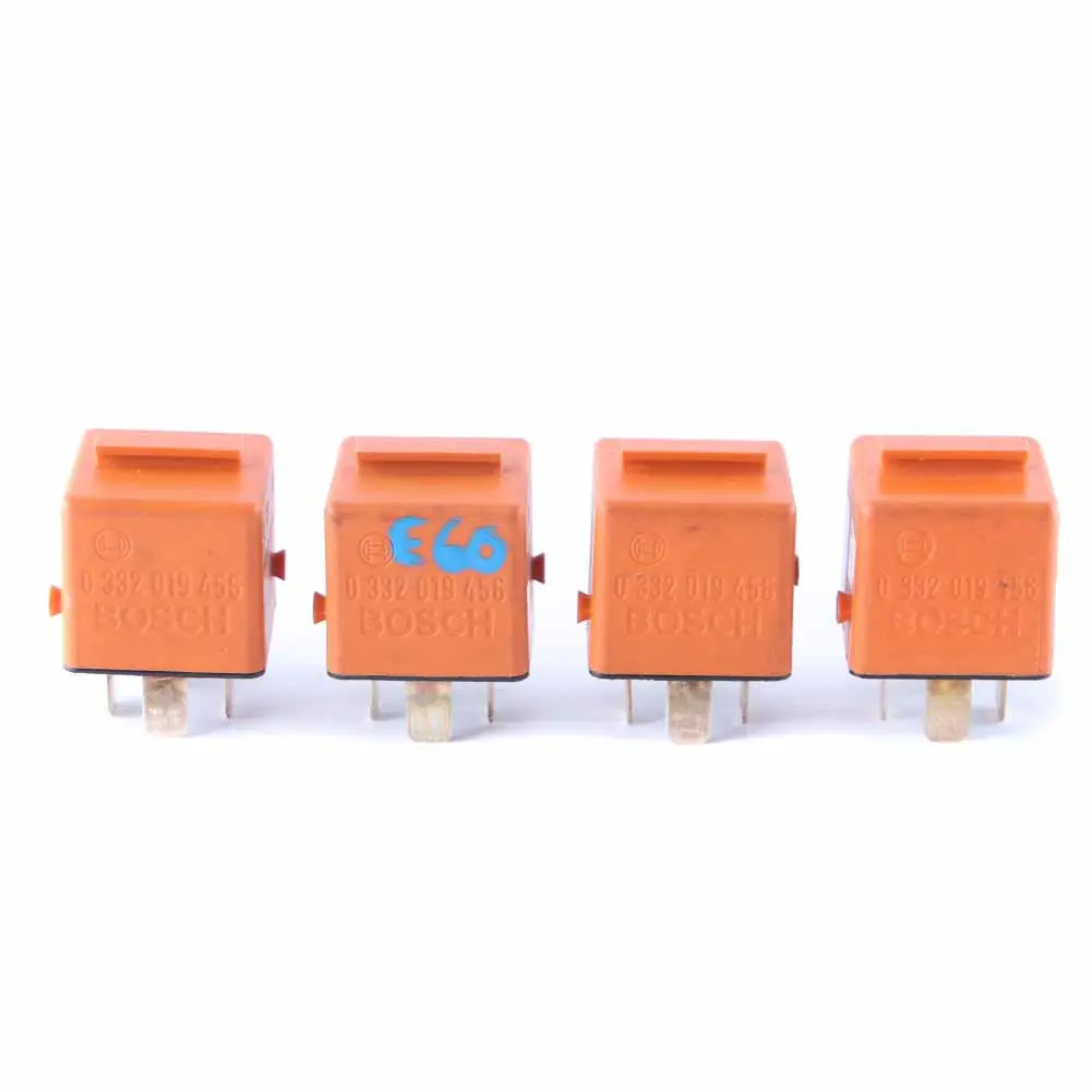 Relais Faire Contact Orange Bosch 4 Pins Set pour BMW E60 E63 E87 E90 E91 à propos du numéro de pièce 1378238 BMW E60 E63 E87 E90 E91 Relais Faire Contact Orange Bosch 4 Pins Set - SKU 1378238-2 - Numéro de pièce 1378238