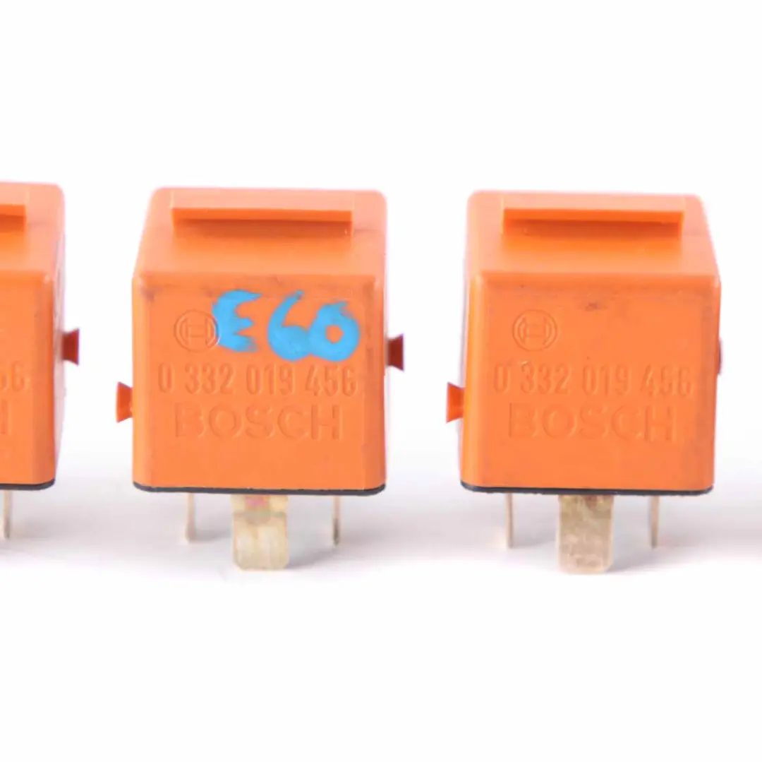 relè fare contatto arancione Bosch 4 pin Set per BMW E60 E63 E87 E90 E91 con numero di parte 1378238 BMW E60 E63 E87 E90 E91 relè fare contatto arancione Bosch 4 pin Set - SKU 1378238-2 - Numero di parte 1378238