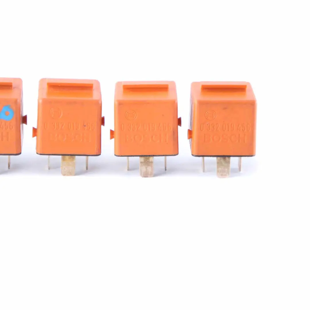 BMW E60 E63 E87 E90 E91 relè fare contatto arancione Bosch 4 pin Set - SKU 1378238-3 - Numero di parte 1378238