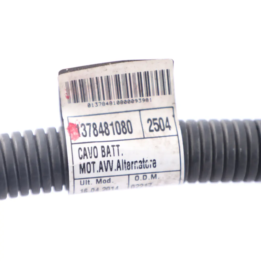 Alternator Wiring Cable to Peugeot Boxer Fiat Ducato 2.2 Diesel Battery with Part number 1378481080 Peugeot Boxer Fiat Ducato 2.2 Diesel Battery Alternator Wiring Cable - SKU 1378481080 - Part number 1378481080
