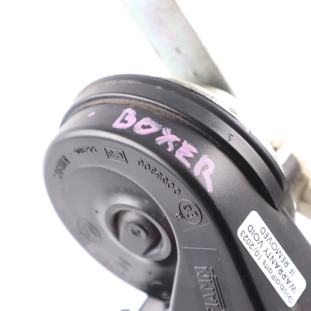 Citroen Jumper Horn Signal Low Tone Pitch Fanfare to Peugeot Boxer with Part number 1383391080 Peugeot Boxer Citroen Jumper Horn Signal Low Tone Pitch Fanfare - SKU 1383391080 - Part number 1383391080