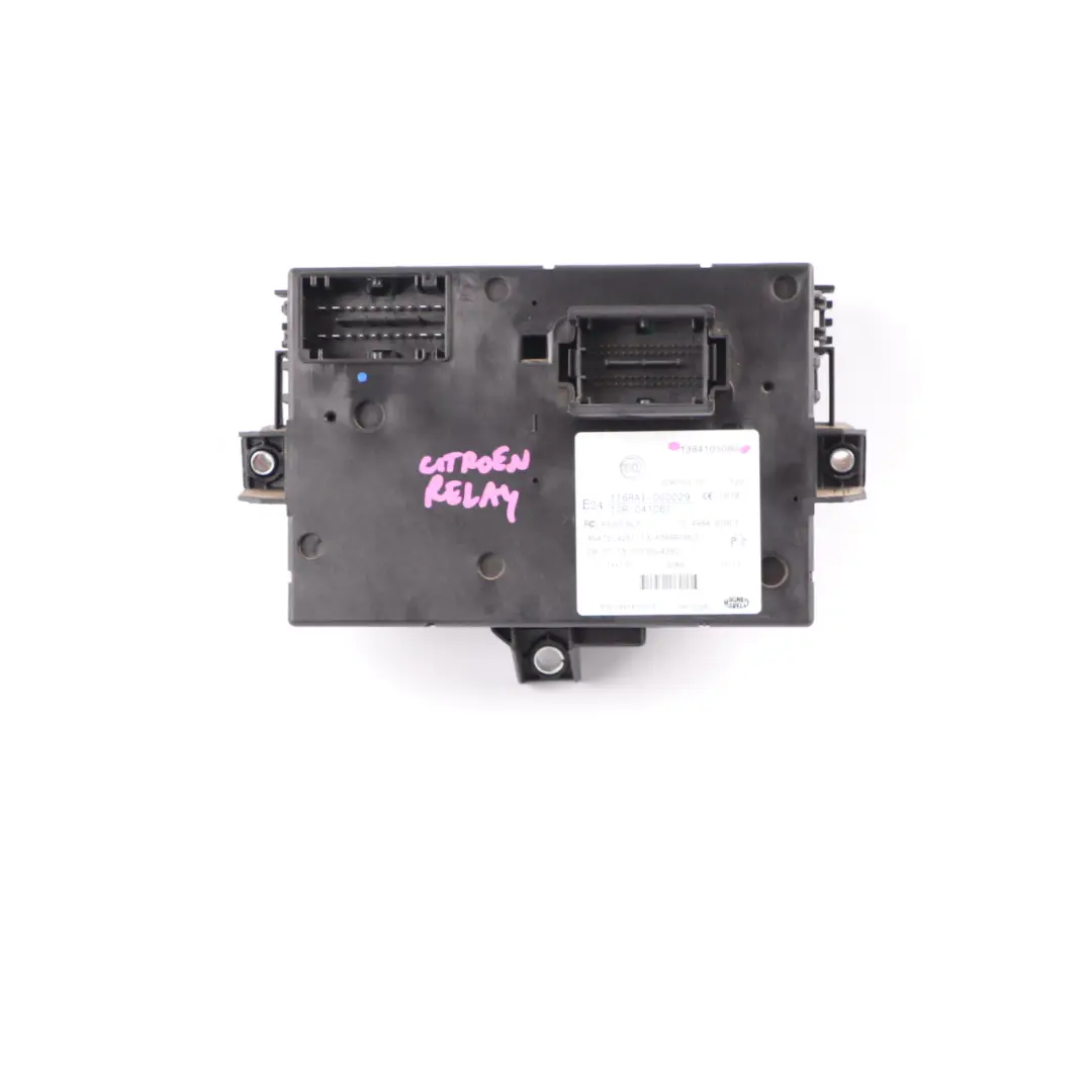  Citroen Relay Peugeot Boxer Body Control Unit Module Fuse Box - SKU 1384105080 - Part number 1384105080