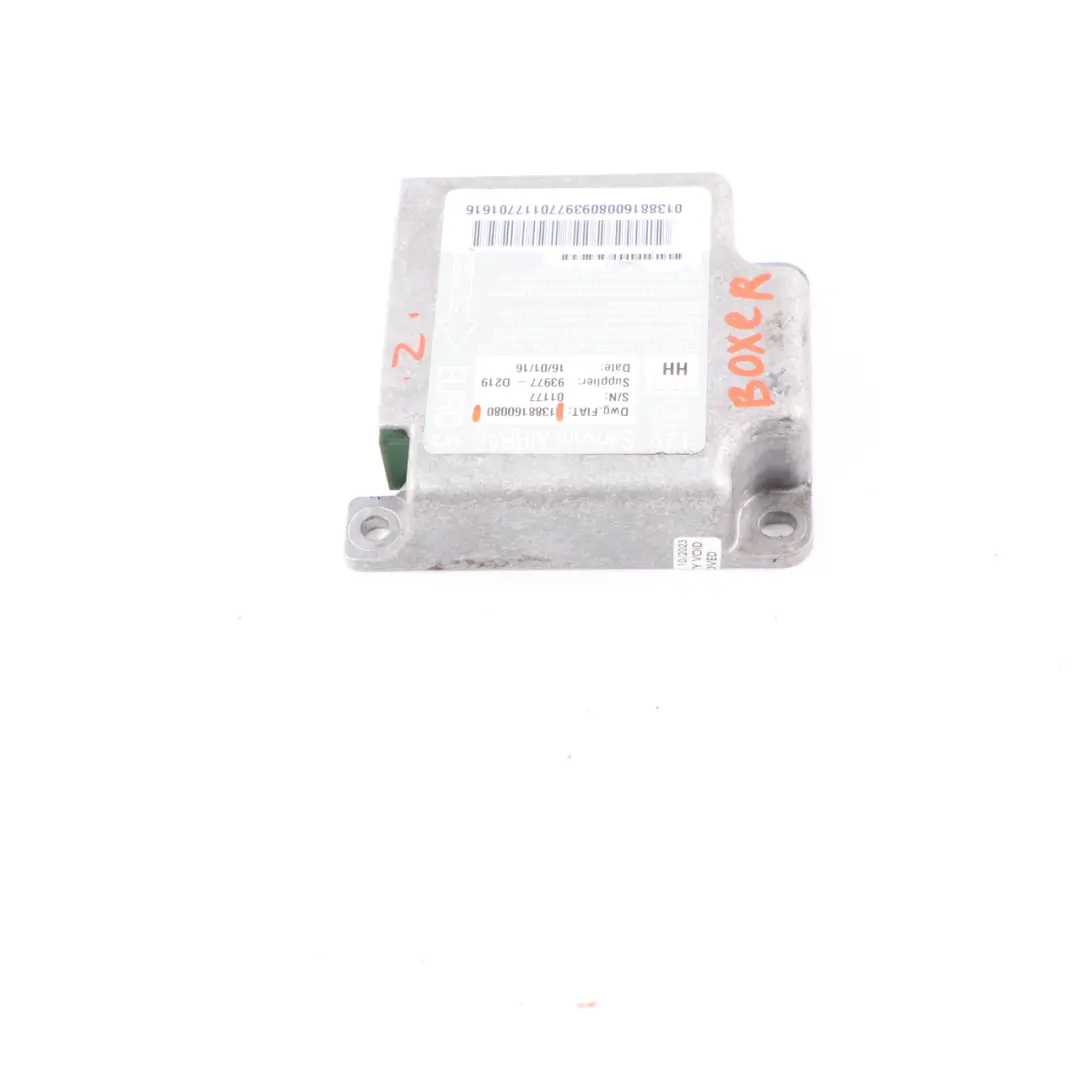 Citroen Relay Fiat Ducato Airbag Control Unit Module to Peugeot Boxer with Part number 1388160080 Peugeot Boxer Citroen Relay Fiat Ducato Airbag Control Unit Module - SKU 1388160080 - Part number 1388160080