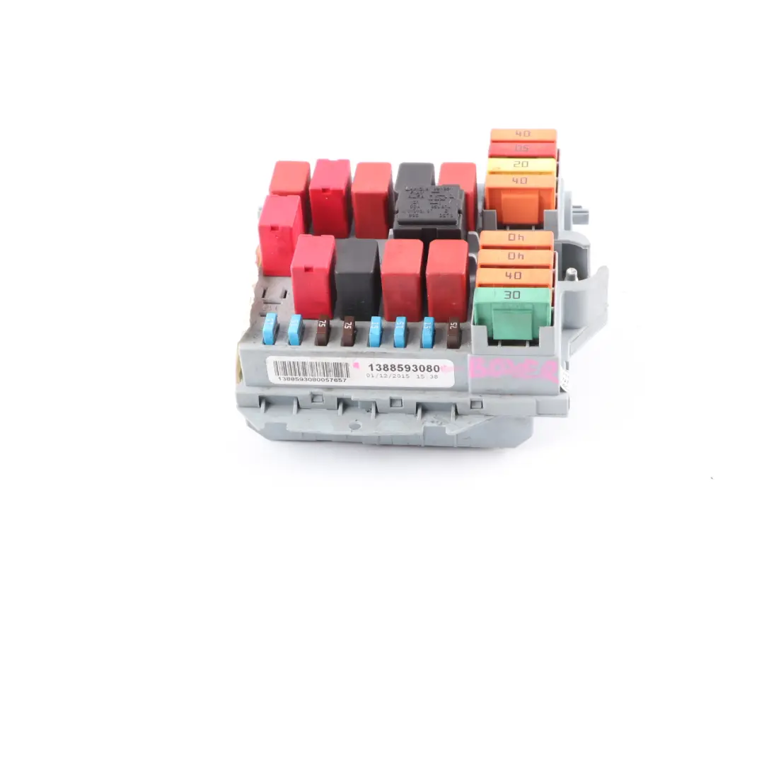 Citroen Relay Peugeot Boxer Fiat Ducato Fuse Box Control Unit to with Part number 1388593080 Citroen Relay Peugeot Boxer Fiat Ducato Fuse Box Control Unit - SKU 1388593080 - Part number 1388593080