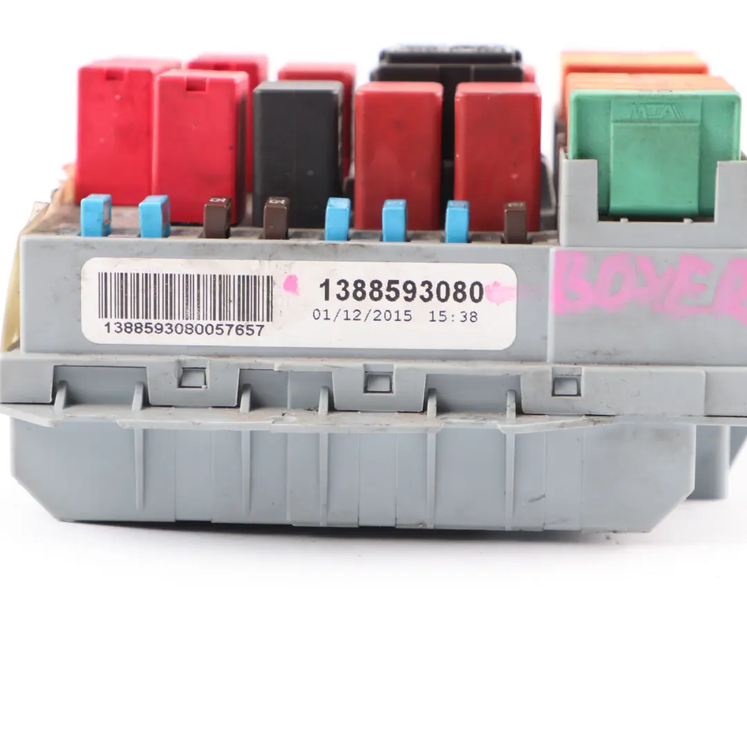 Citroen Relay Peugeot Boxer Fiat Ducato Fuse Box Control Unit to with Part number 1388593080 Citroen Relay Peugeot Boxer Fiat Ducato Fuse Box Control Unit - SKU 1388593080 - Part number 1388593080