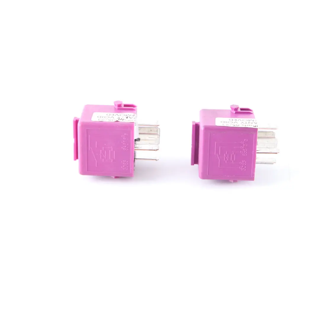 BMW E36 E38 E85 Mini R52 R57 2x Cambio de Contacto Relé Violeta Set - SKU 1388911-1 - Número de pieza 1388911
