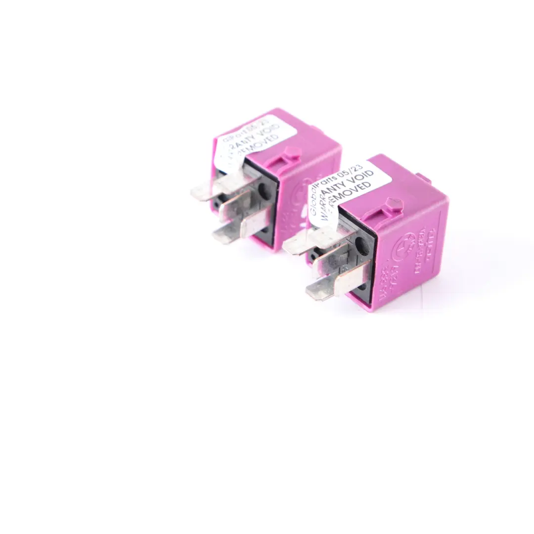 BMW E36 E38 E85 Mini R52 R57 2x Cambio de Contacto Relé Violeta Set - SKU 1388911-1 - Número de pieza 1388911