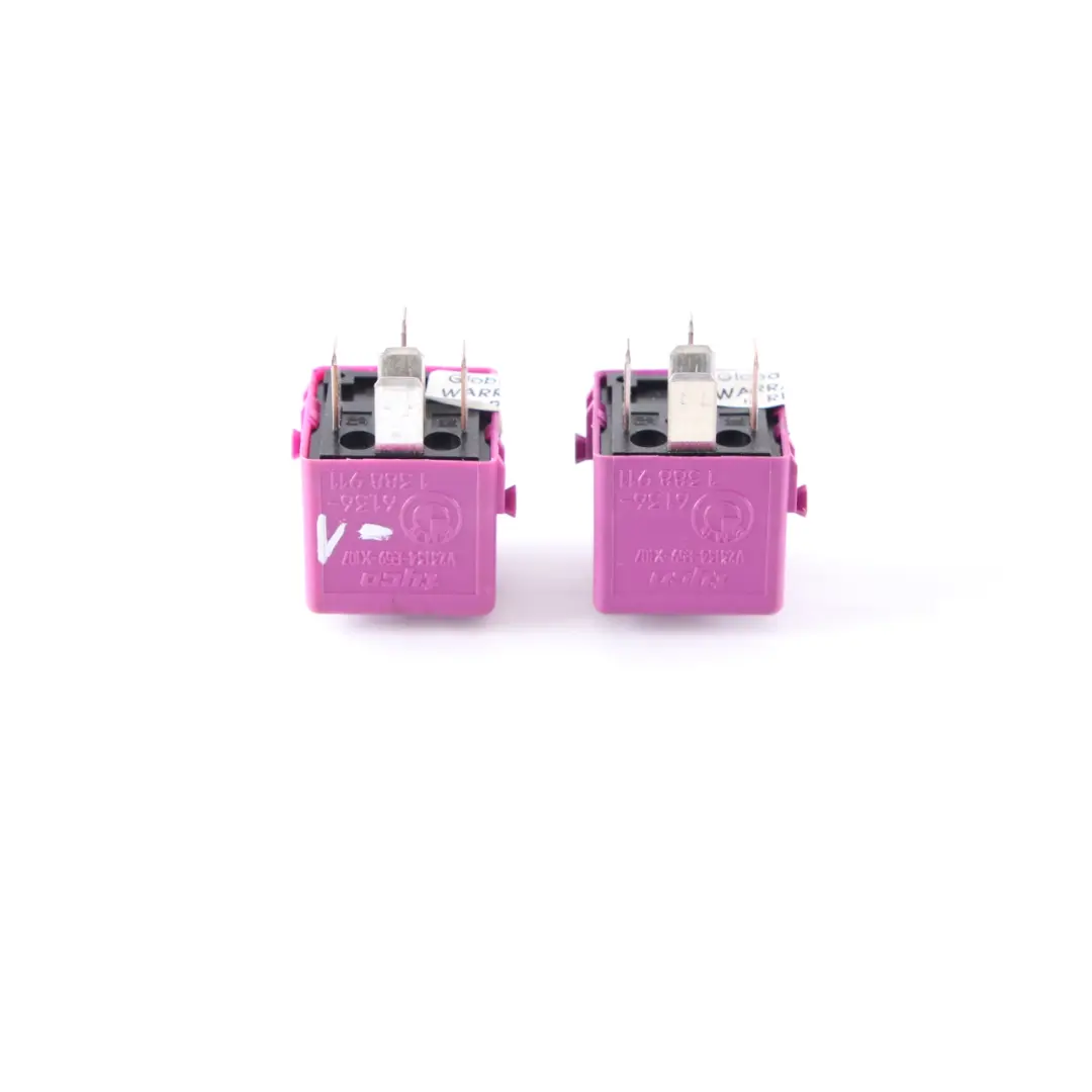 BMW E36 E38 E85 Mini R52 R57 2x Wechselkontaktrelais Violett Set - SKU 1388911-1 - Teilenummer 1388911