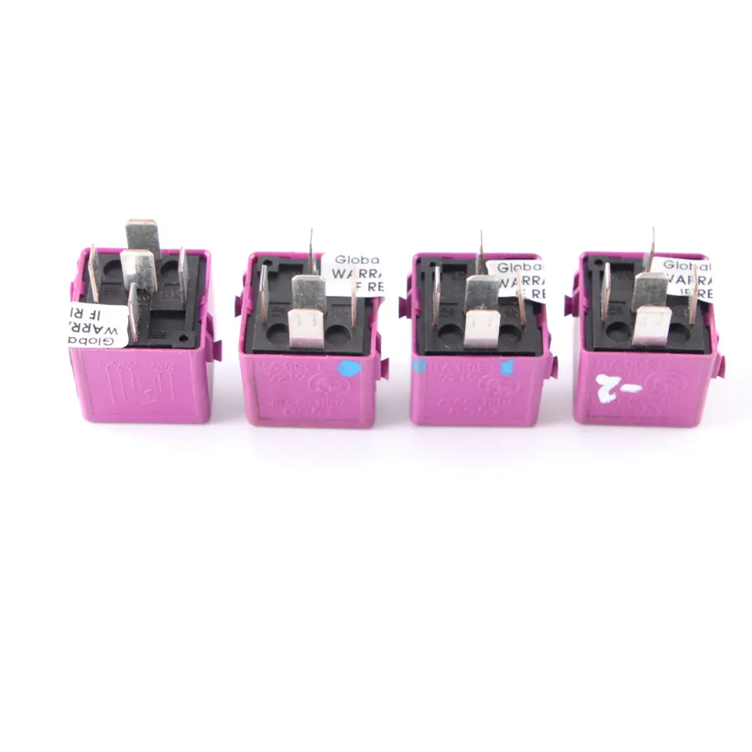 BMW E36 E38 E21 E85 R52 R57 4x Change-Over Contact Relay Violet Set - SKU 1388911-2 - Numéro de pièce 1388911