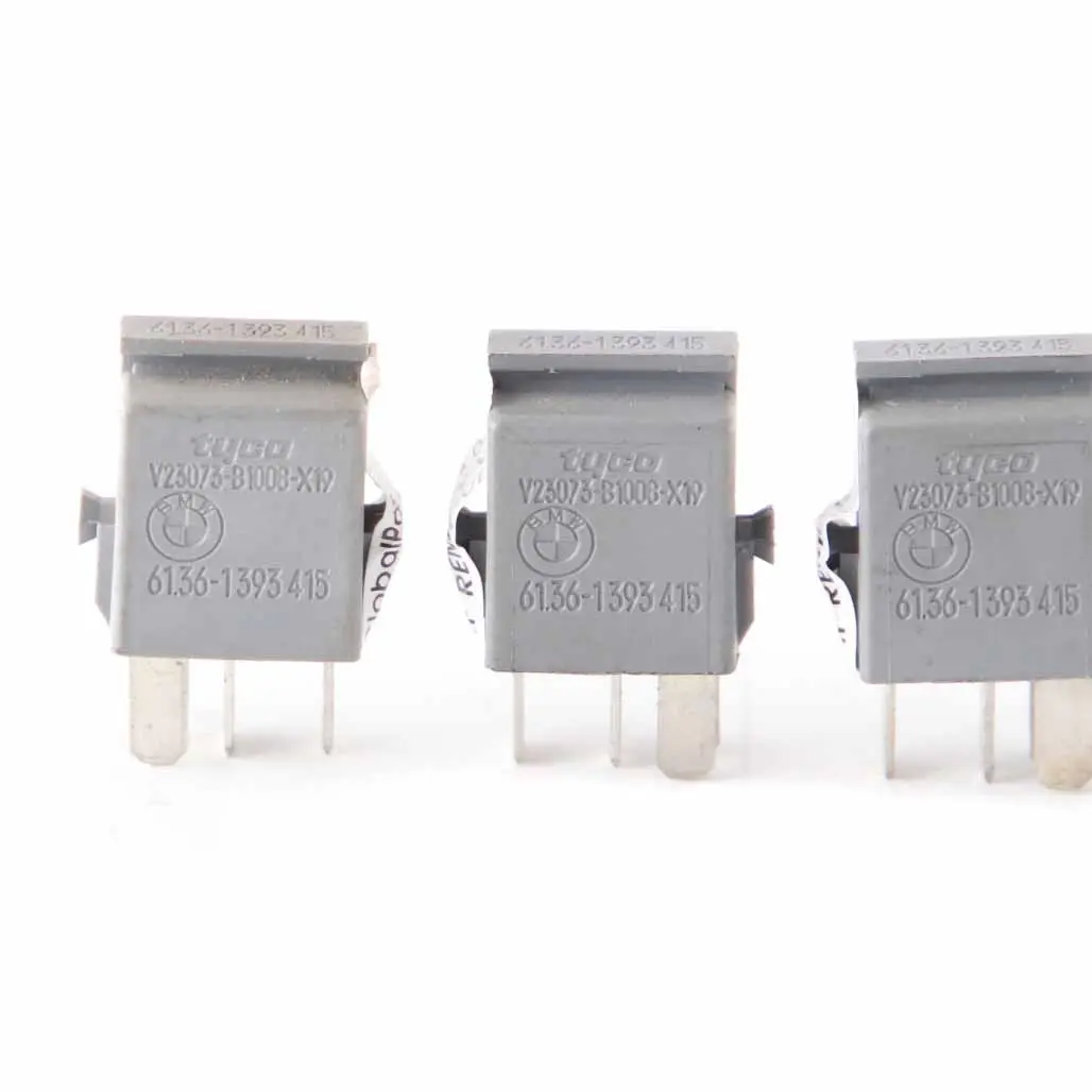 BMW E90 E91 F10 Mini R50 R52 Cambio de Contacto Relé Gris 5 Pins Set - SKU 1393415-2 - Número de pieza 1393415