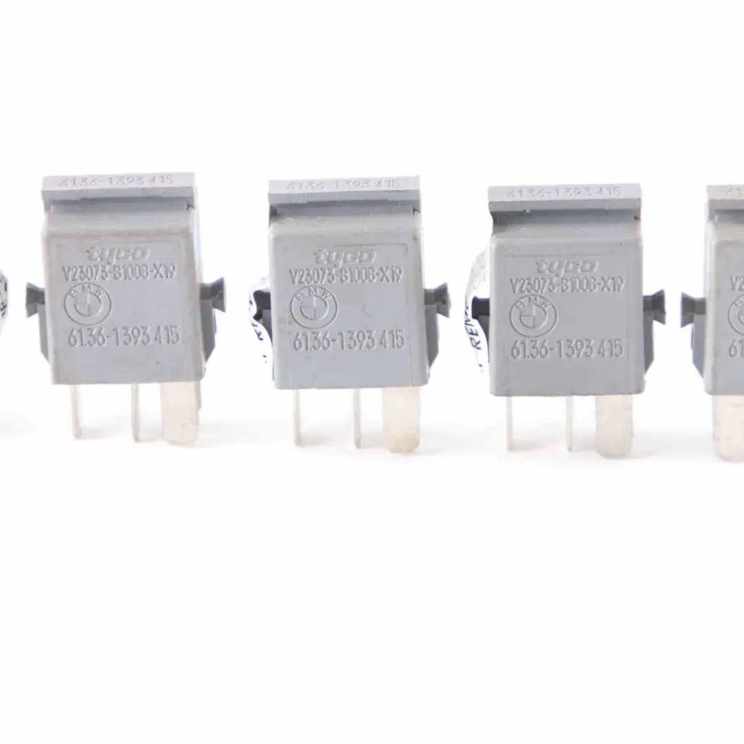 Change Over Contact Relay Grey 5 Pins Set to BMW E90 E91 F10 Mini R50 R52 with Part number 1393415 BMW E90 E91 F10 Mini R50 R52 Change Over Contact Relay Grey 5 Pins Set - SKU 1393415-3 - Part number 1393415