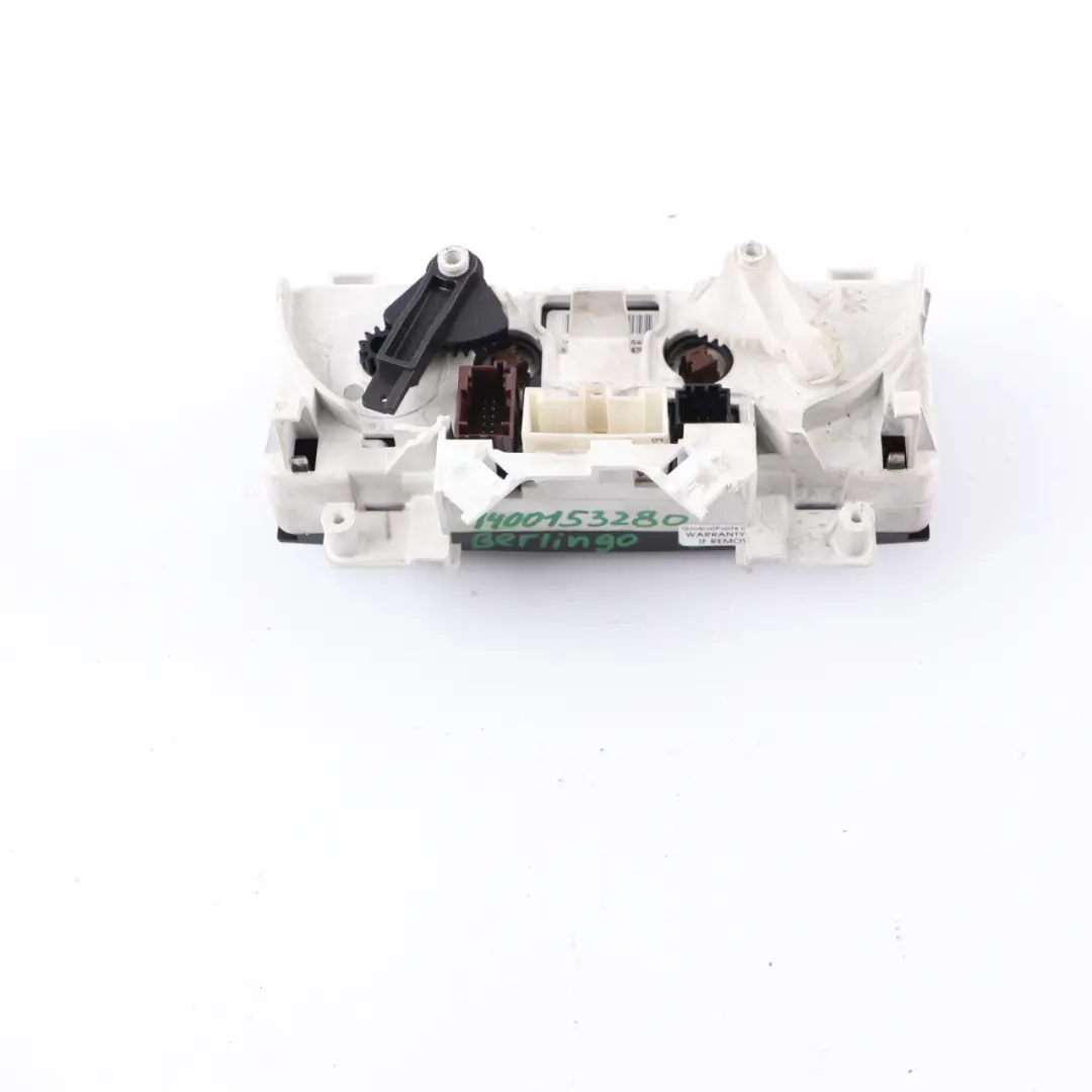 Citroen Berlingo Peugeot Partner Blower Fan Heater Control Panel to with Part number 1400153280 Citroen Berlingo Peugeot Partner Blower Fan Heater Control Panel - SKU 1400153280 - Part number 1400153280