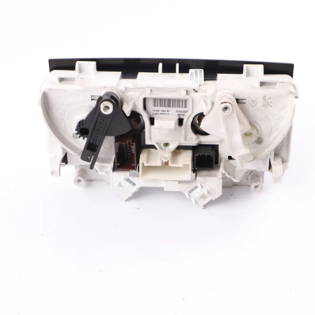  Citroen Berlingo Climatisation Interrupteur Chauffage Contrôle - SKU 1400153280 - Numéro de pièce 1400153280