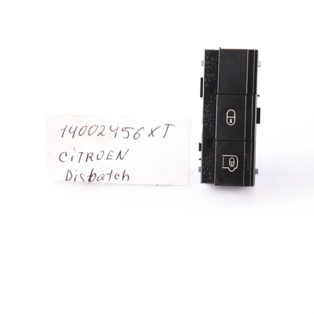  Citroen Dispatch Central Lock Switch Door Locking Button Unit - SKU 14002456XT - Part number 14002456XT