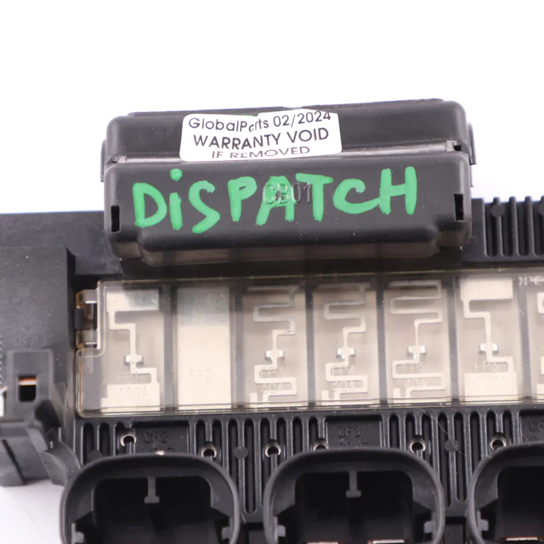 Citroen Dispatch Battery Fuse Box Panel Board Control Unit Module to with Part number 1400550780 Citroen Dispatch Battery Fuse Box Panel Board Control Unit Module - SKU 1400550780 - Part number 1400550780