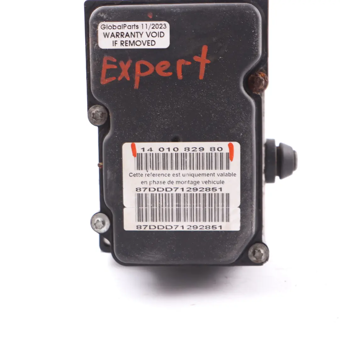 Brake Pump Citroen Dispatch Peugeot Expert ABS Module Hydraulic Unit to with Part number 1401082980 Brake Pump Citroen Dispatch Peugeot Expert ABS Module Hydraulic Unit - SKU 1401082980 - Part number 1401082980