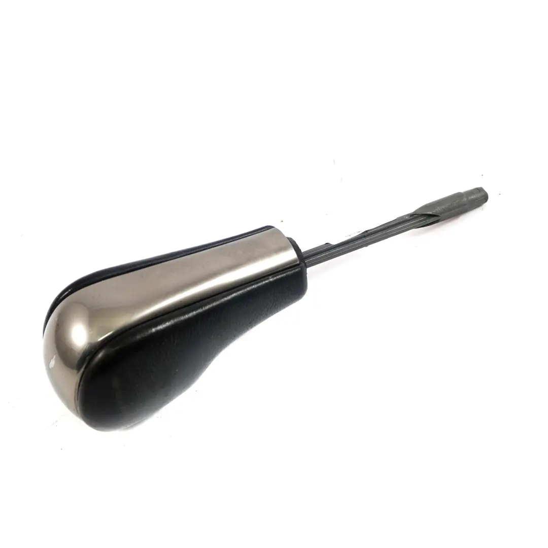 Leather Ring Gear Shift Knob Lever Handle to BMW 3 X5 Series E46 E53 with Part number 1423537 BMW 3 X5 Series E46 E53 Leather Ring Gear Shift Knob Lever Handle - SKU 1423537-1 - Part number 1423537