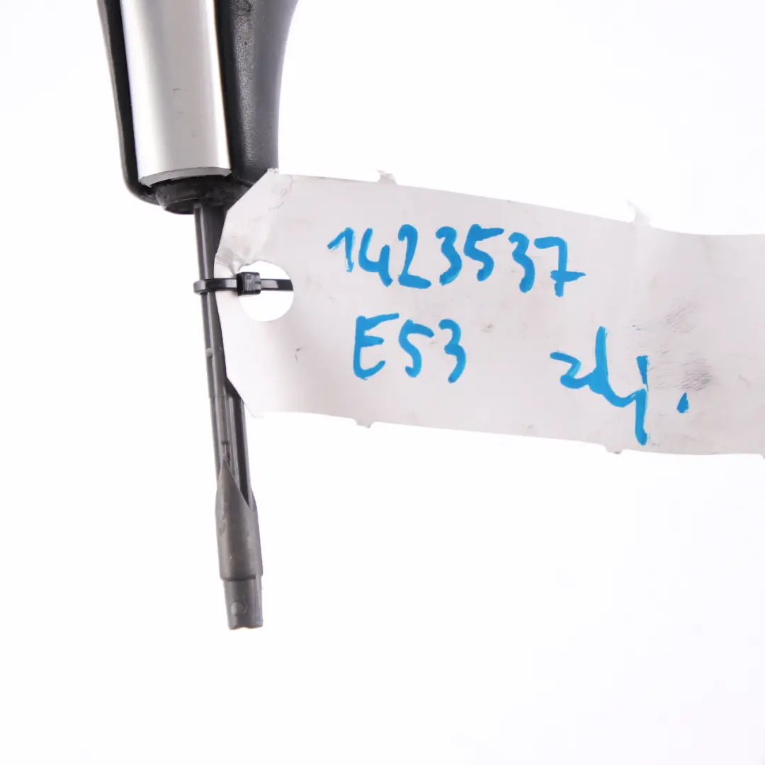 Leather Ring Gear Shift Knob Lever Handle to BMW 3 X5 Series E46 E53 with Part number 1423537 BMW 3 X5 Series E46 E53 Leather Ring Gear Shift Knob Lever Handle - SKU 1423537 - Part number 1423537