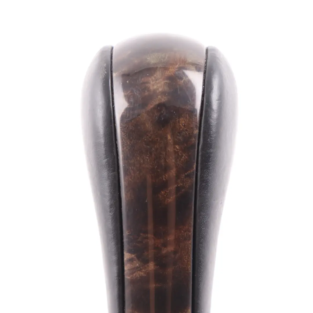 BMW X5 E53 Selector Lever Handle Leather Wood Ring Automatic - SKU 1423539-2 - Part number 1423539