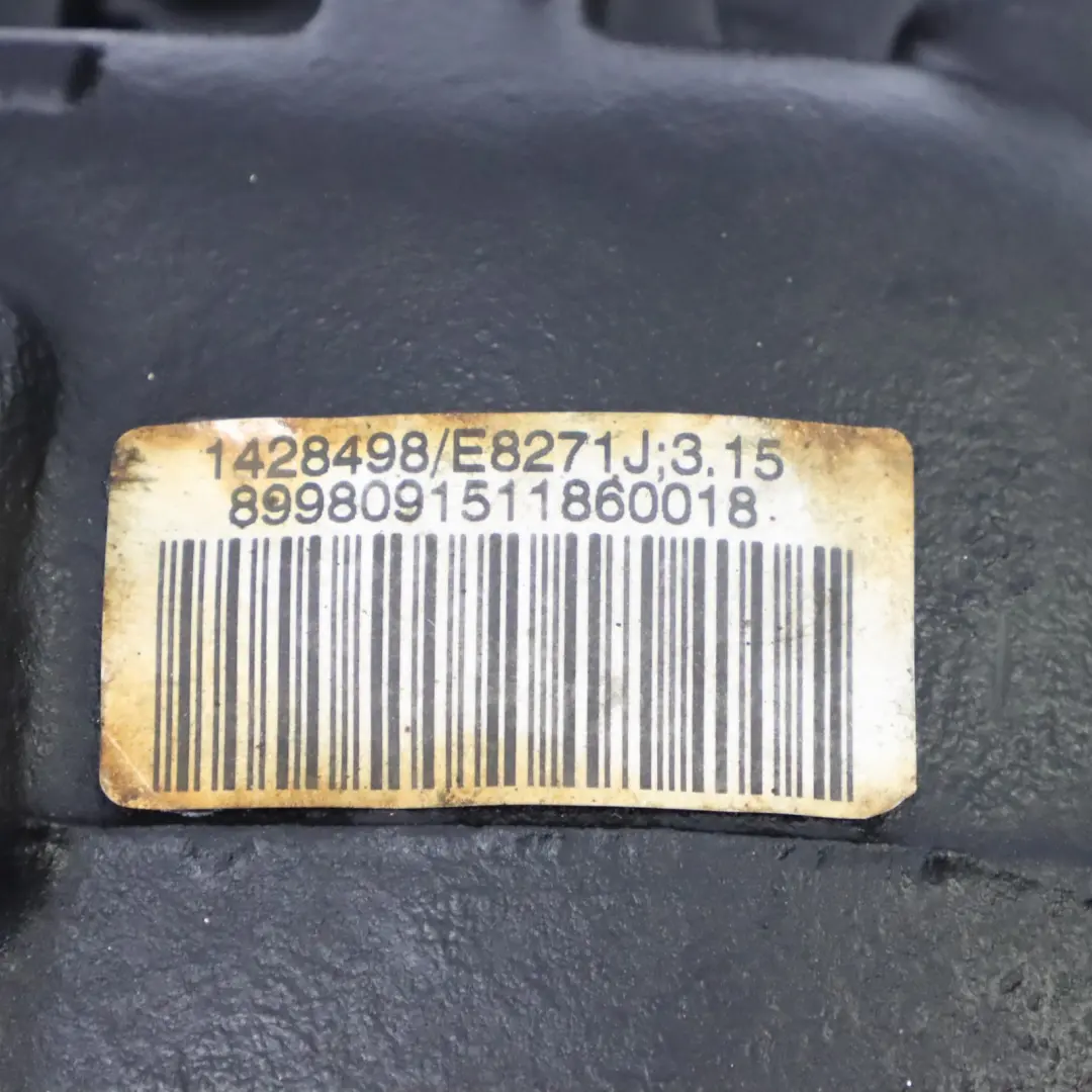 BMW E39 Hinter achs differenzial Diff 3,15 Übersetzung 1428498 GARANTIE - SKU 1428499 - Teilenummer 1428499