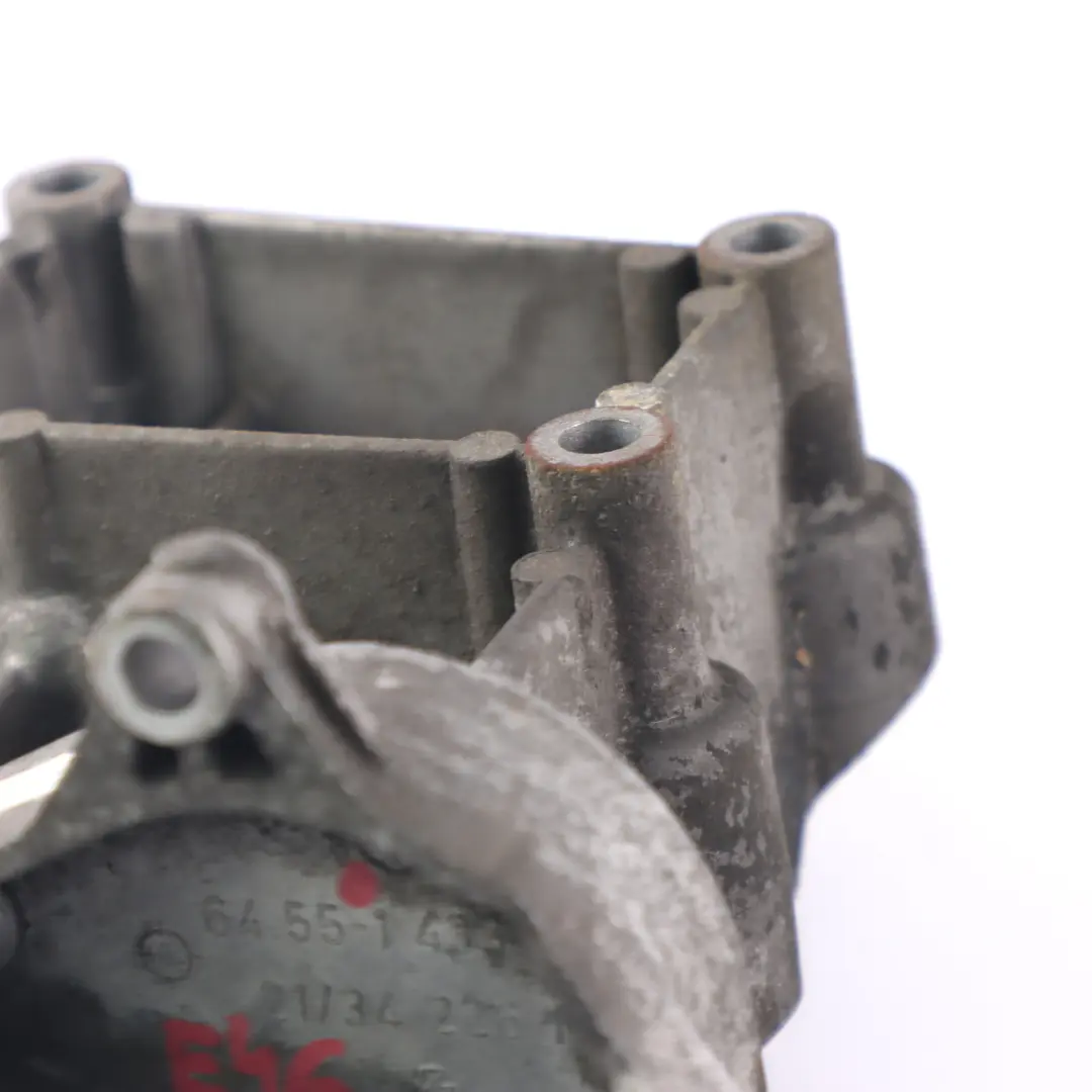 Climate Compressor Bracket BMW E46 M43 Mounting Support Holder to with Part number 1433507 Climate Compressor Bracket BMW E46 M43 Mounting Support Holder - SKU 1433507 - Part number 1433507