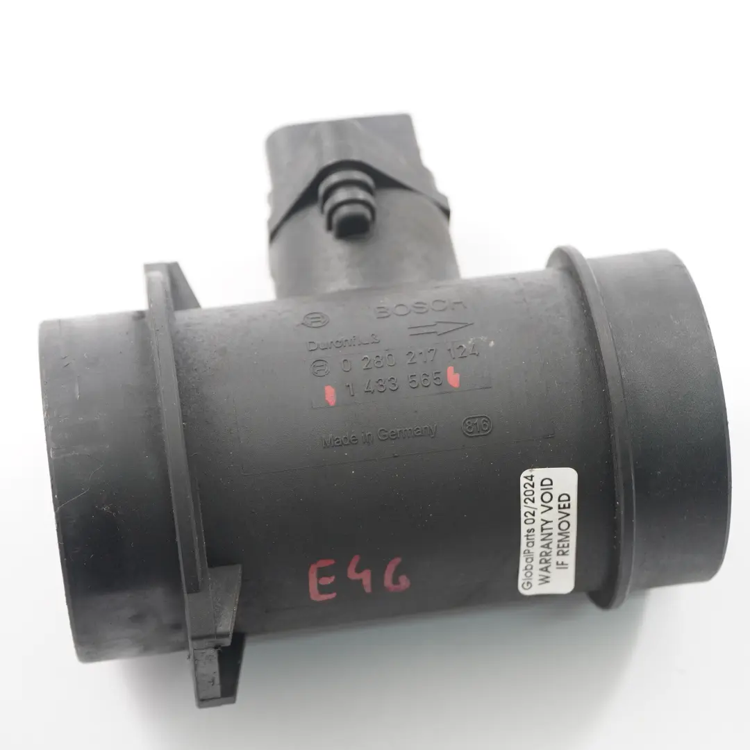  Flow Meter Pipe BMW E36 E38 E46 M43 Petrol Hot Air Mass - SKU 1433565 - Part number 1433565