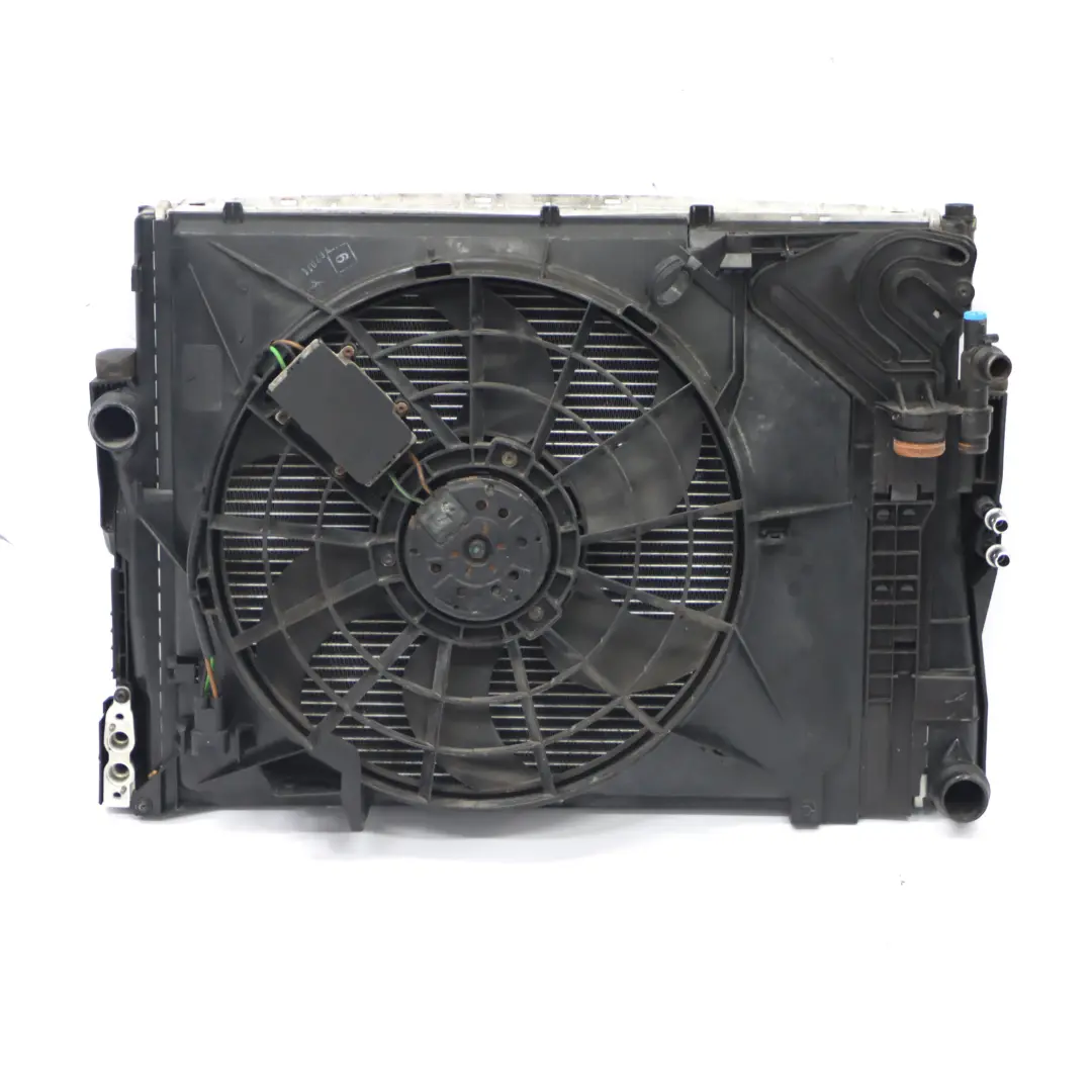 BMW E46 M47 M47N Radiator Fan Complete Coolant Fan Housing Motor 390W - SKU 1436261 - Part number 1436261