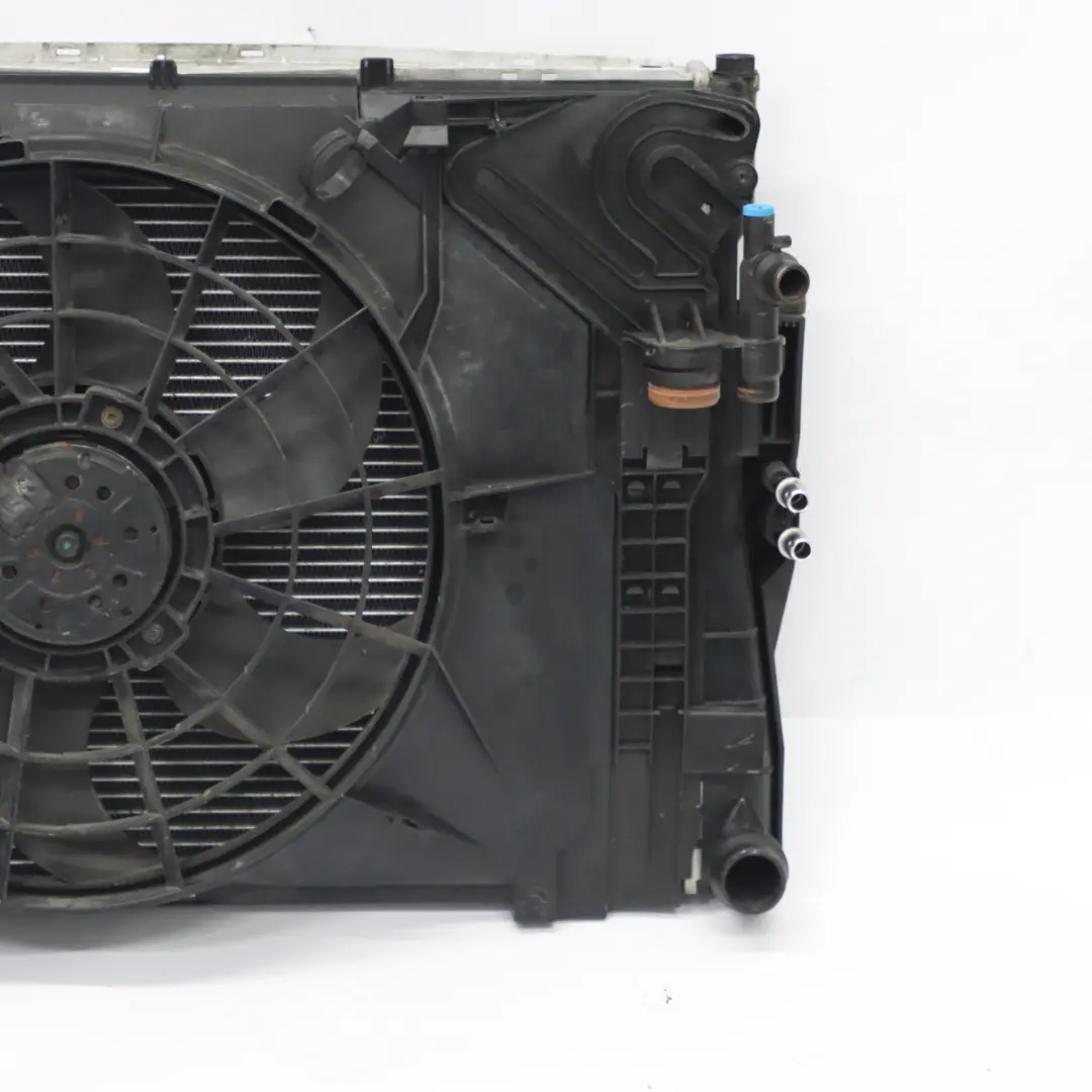 BMW E46 M47 M47N Radiator Fan Complete Coolant Fan Housing Motor 390W - SKU 1436261 - Part number 1436261