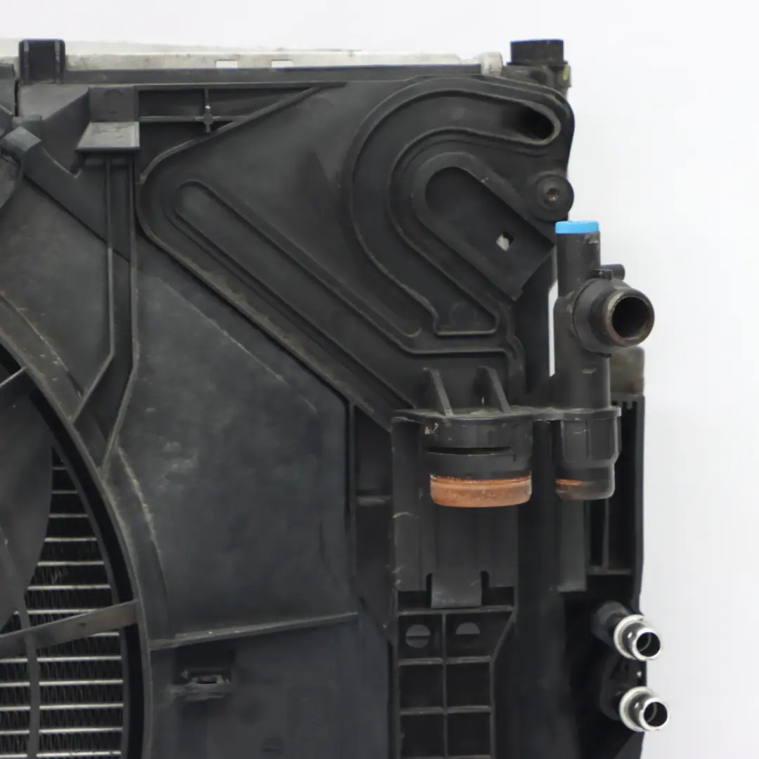 BMW E46 M47 M47N Radiator Fan Complete Coolant Fan Housing Motor 390W - SKU 1436261 - Part number 1436261