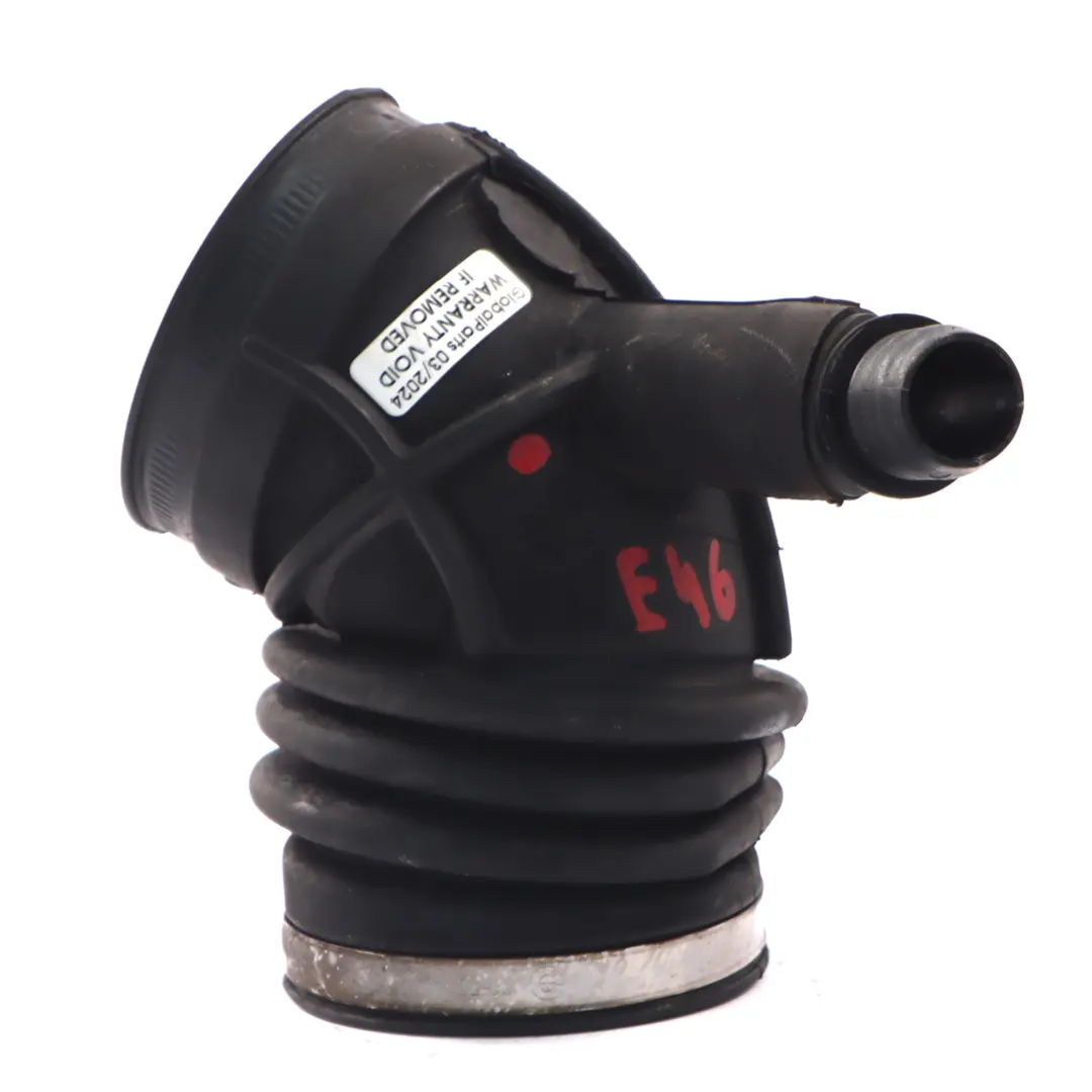 M43 Bota de goma admisión aire flujo másico Sensore Manguera para BMW E46 con número de pieza 1437355 BMW E46 M43 Bota de goma admisión aire flujo másico Sensore Manguera - SKU 1437355 - Número de pieza 1437355