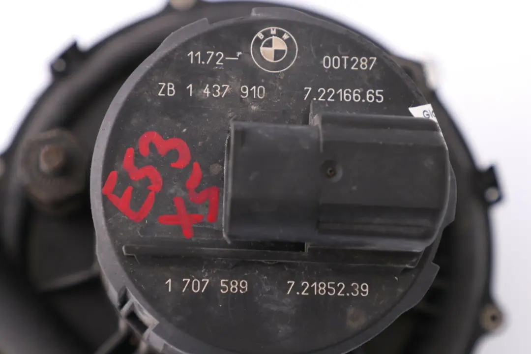 Pompe à air secondaire pour l'émission de smog pour BMW X5 E53 à propos du numéro de pièce 1437910 BMW X5 E53 Pompe à air secondaire pour l'émission de smog - SKU 1437910 - Numéro de pièce 1437910